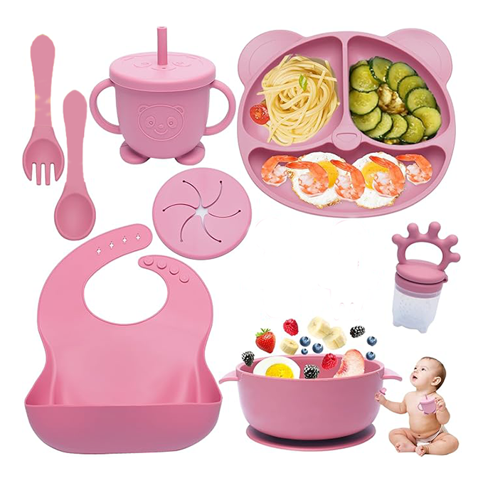 Kit assiette en silicone