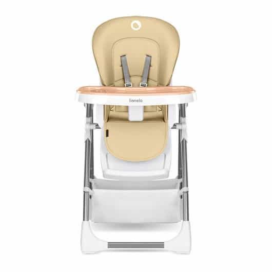 Chaise haute pour bebe-beige- lionelo