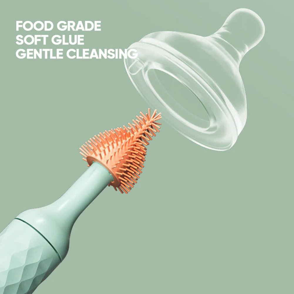 La brosse qui nettoie le biberon de ton bébé en 10 sec